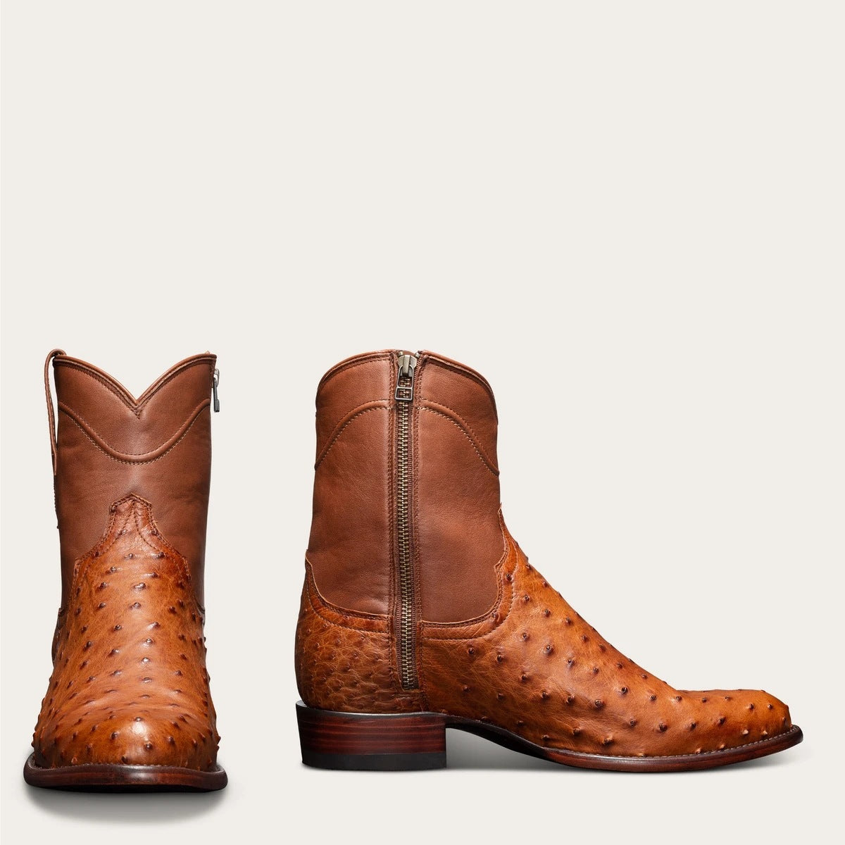 Men's Low Heel Round Toe Boots | Stylish, Comfortable Everyday Wear