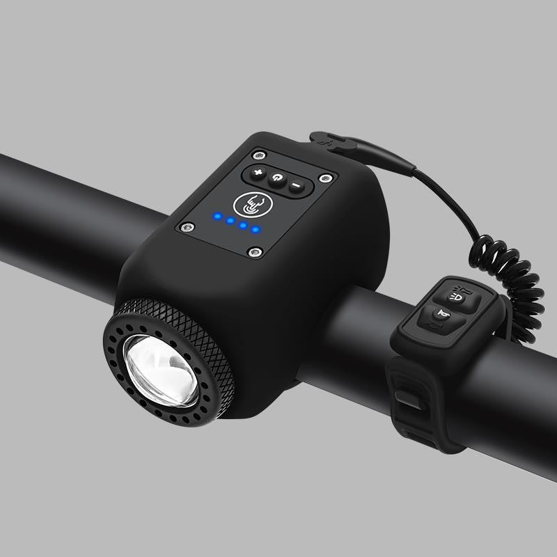 USB Rechargeable Bicycle Headlight with Horn | All-Weather Safety