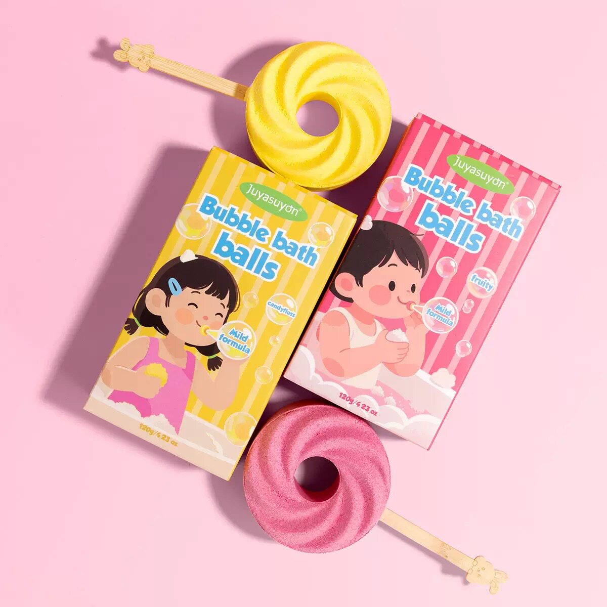 Children's Bubble Bath Ball Set | Fun & Safe Bath Time