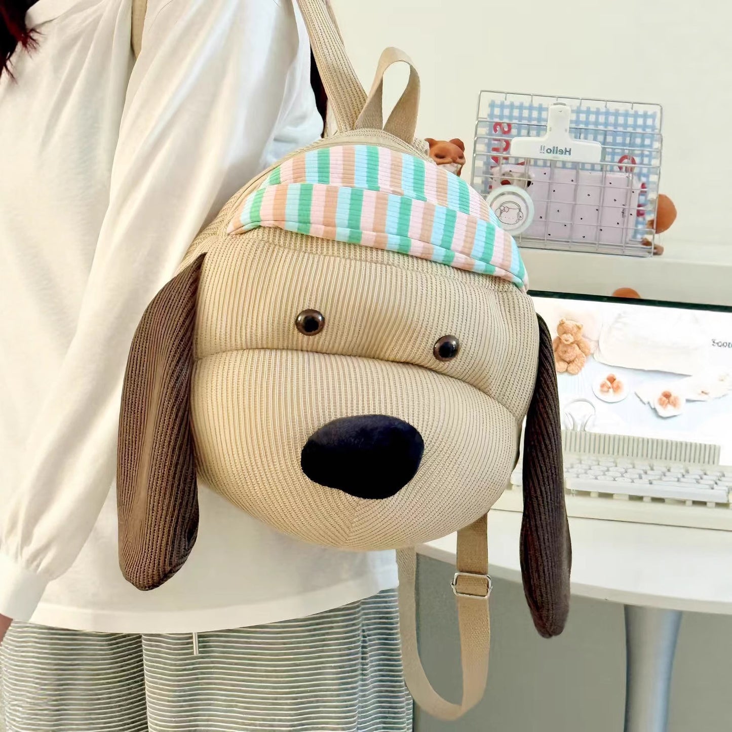 Cute Puppy Plush Backpack for Kids | Adorable & Spacious Design