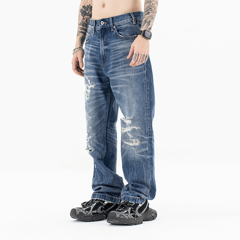 Men's Cotton Jeans | Vintage Style, Comfort & Versatility