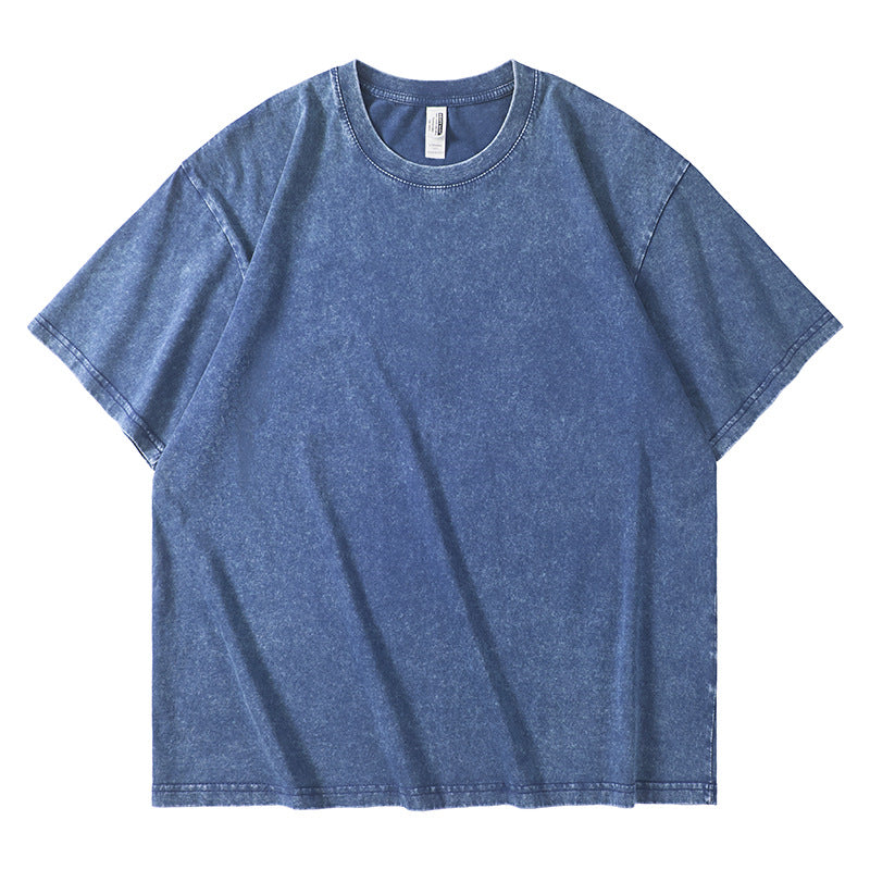 Vintage Washed Cotton T-Shirt | Soft, Trendy, and Customizable