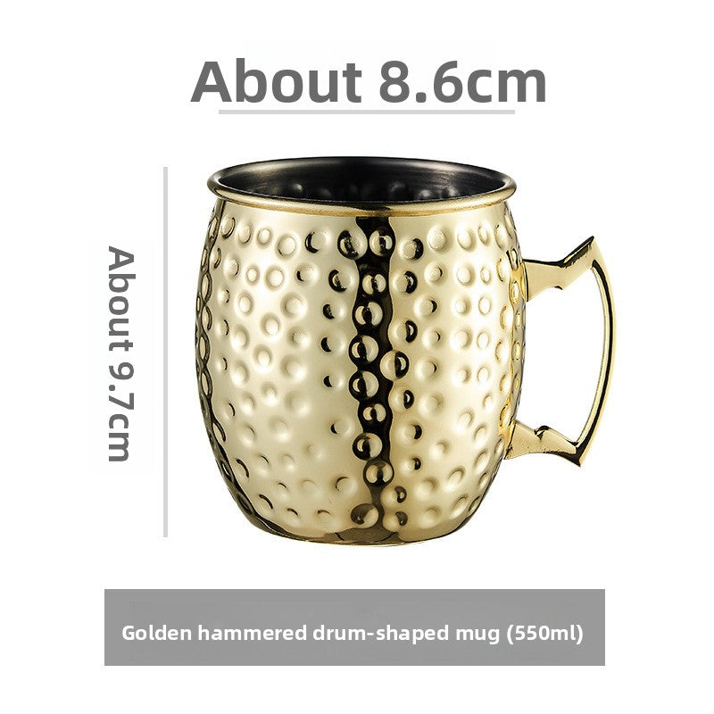 Hammered Cocktail Cup | Premium Stainless Steel Drinkware