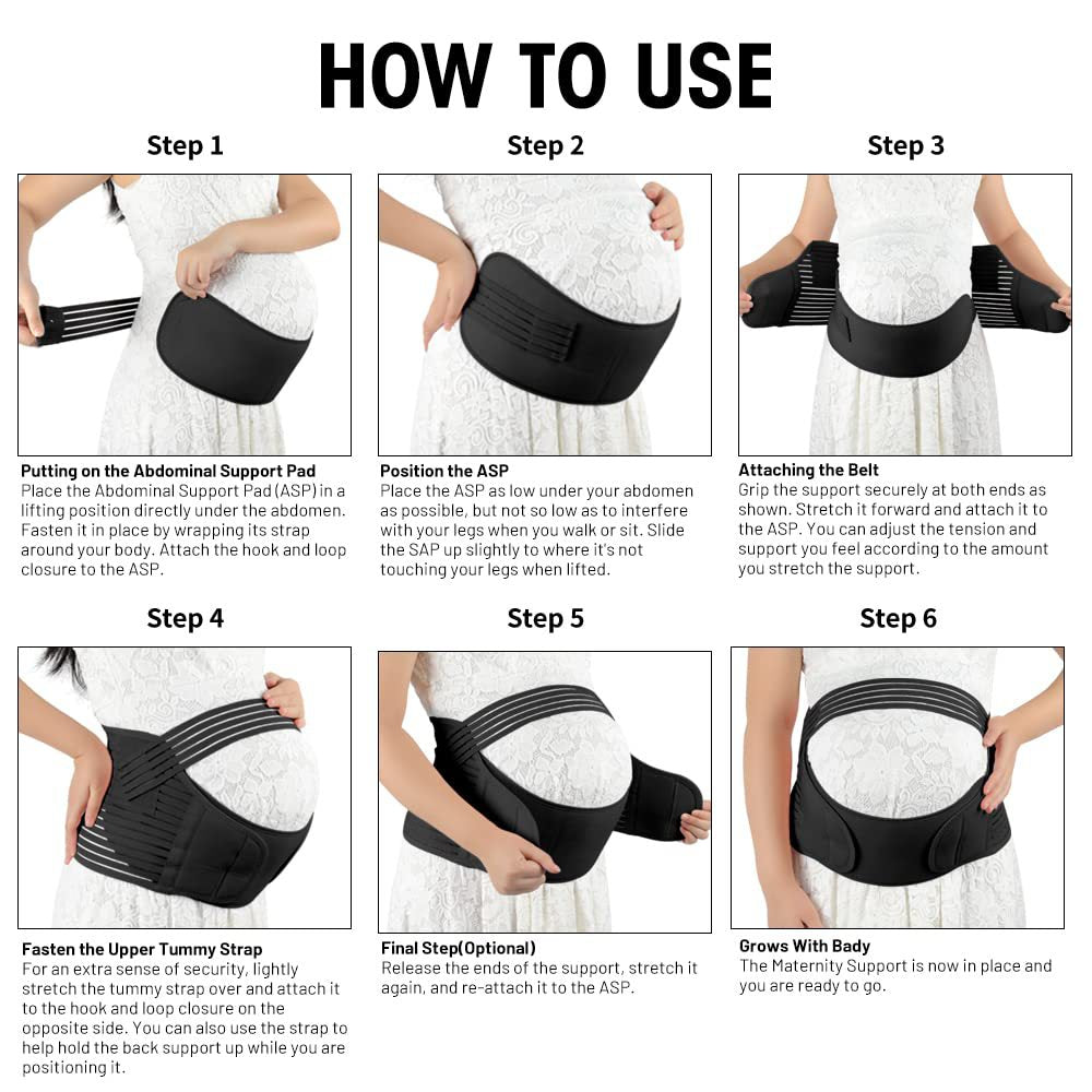 Adjustable Breathable Maternity Support Belt for Comfort