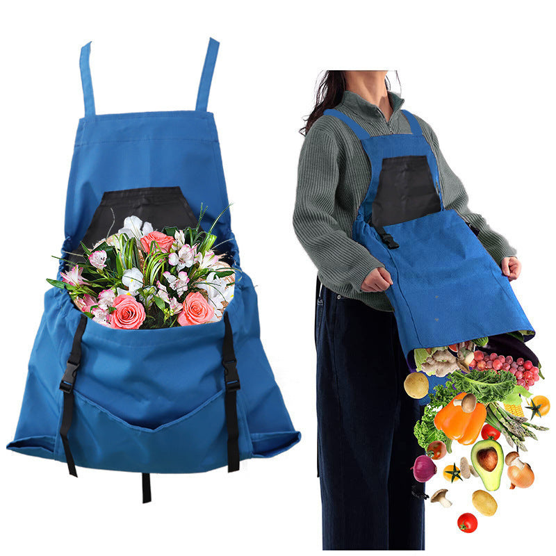 Thickened Canvas Work Apron with Large Pockets | Durable & Waterproof