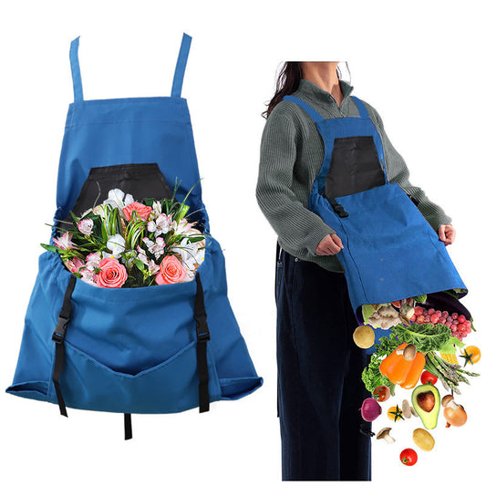 Thickened Canvas Work Apron with Large Pockets | Durable & Waterproof