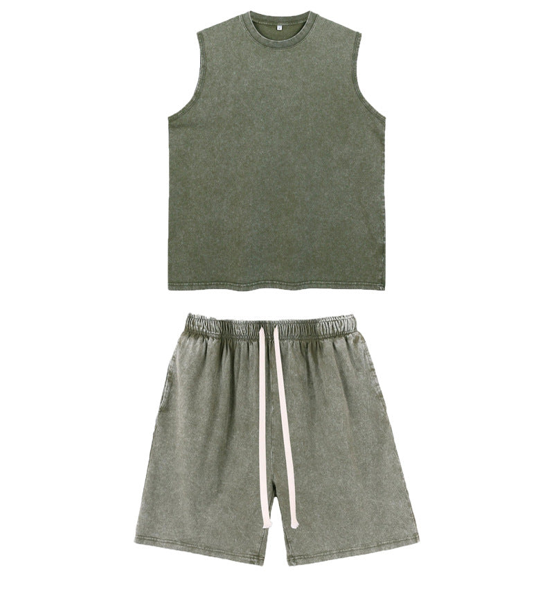 Men's Cotton Vintage Vest | Loose Fit Casual Wear