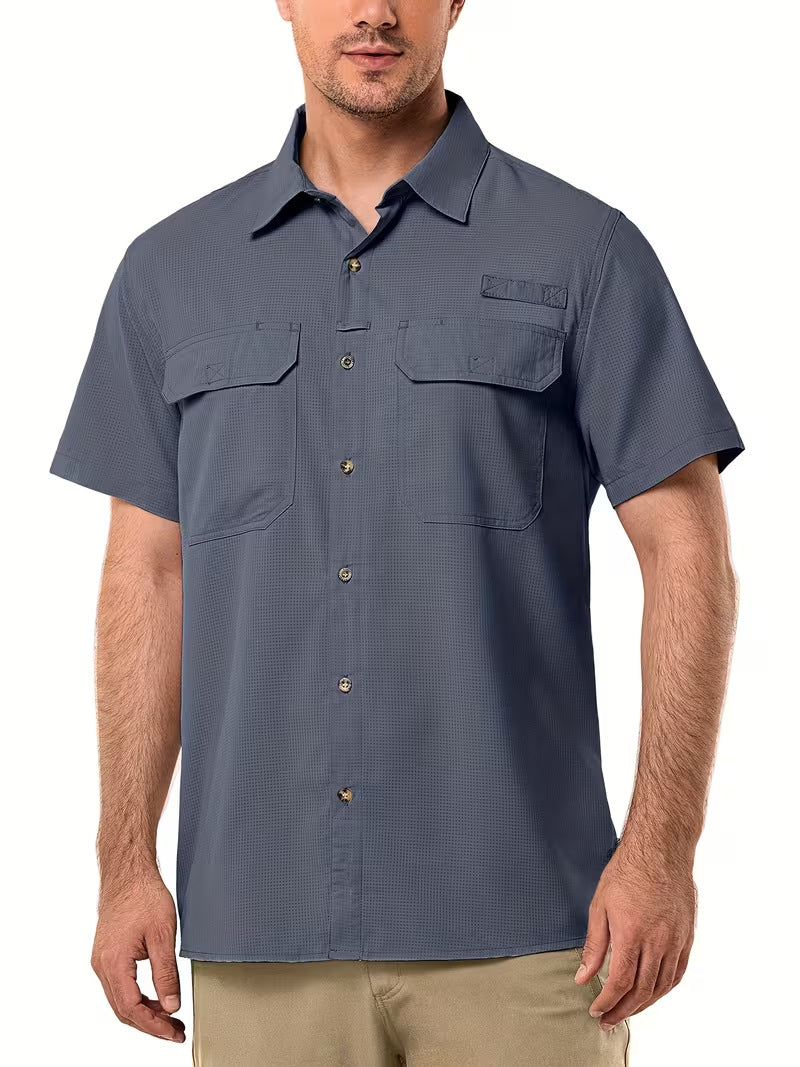 Men's Quick-Dry Short Sleeve Shirt | Ultimate Comfort & Style
