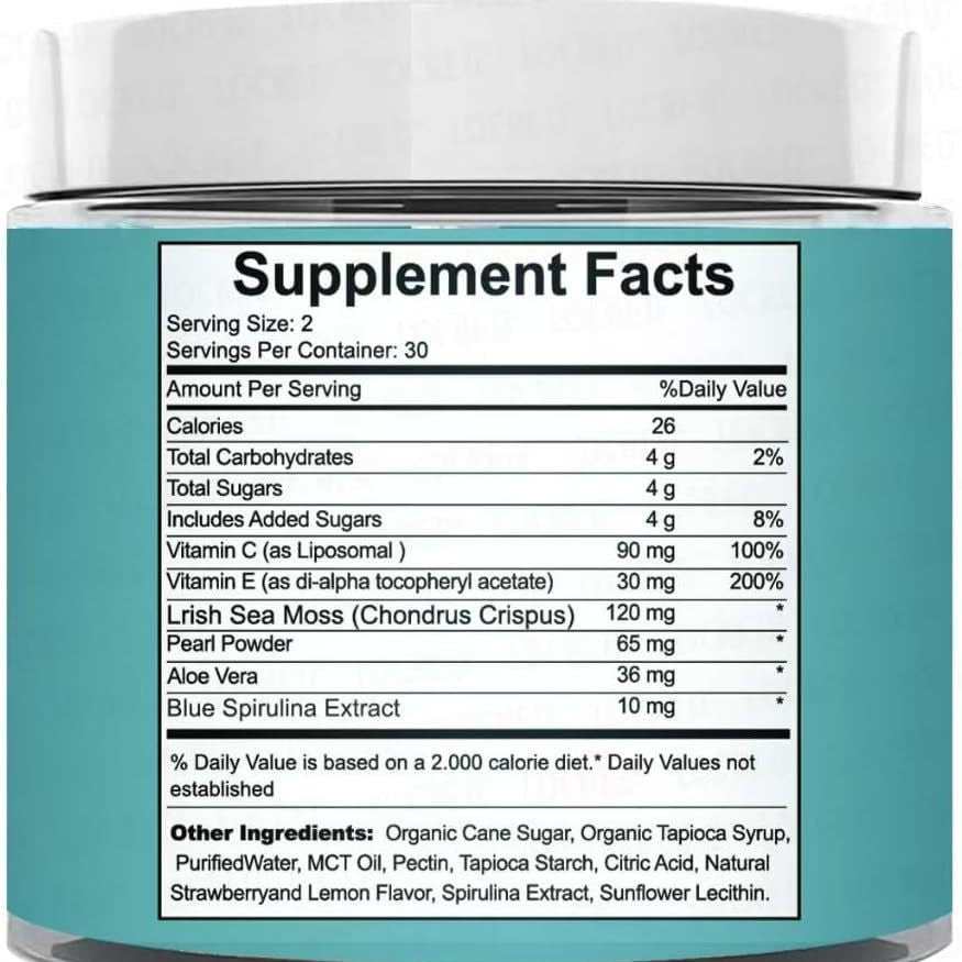 Sea Moss Gummies | Nutrient-Packed Natural Supplements