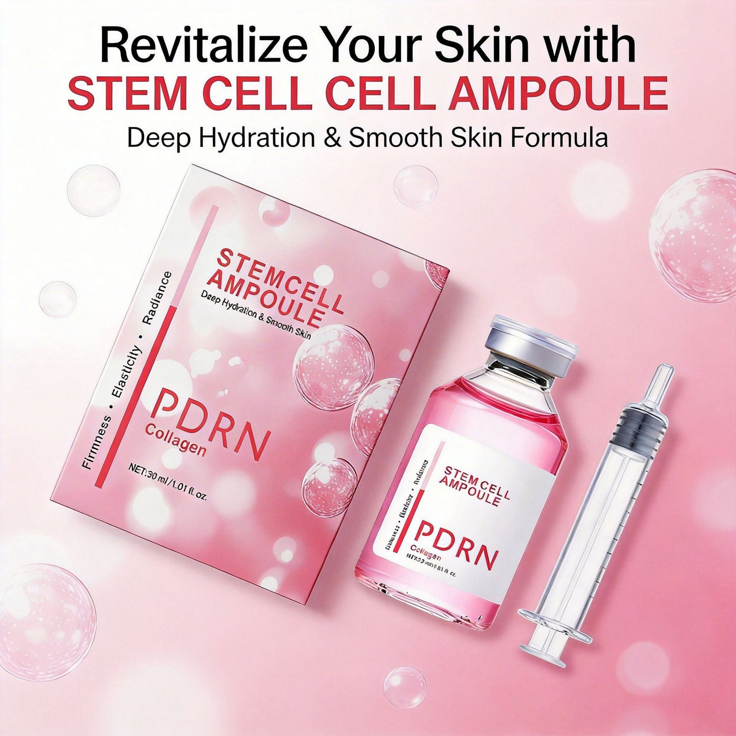Advanced Collagen Ampoule Stem Cell Essence | Deep Hydration
