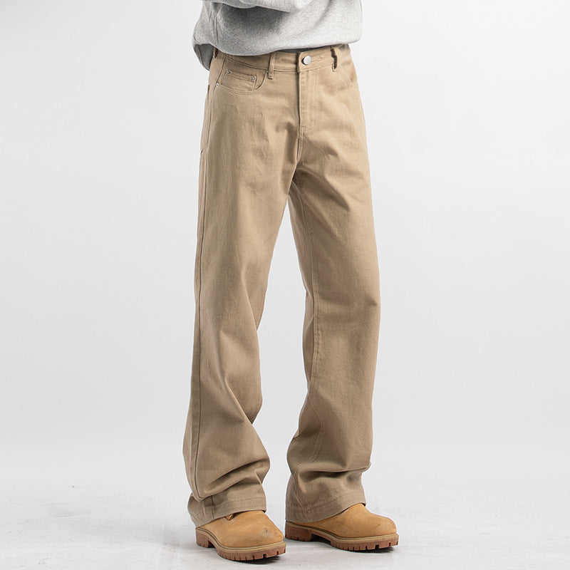 Retro Cotton Casual Trousers | Stylish & Comfortable Fit