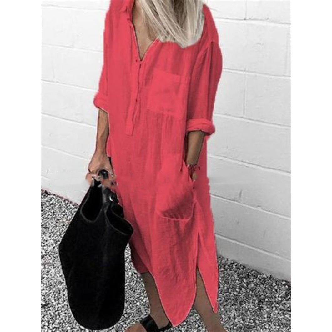 Elegant Women's Dress with Versatile Style & Comfort