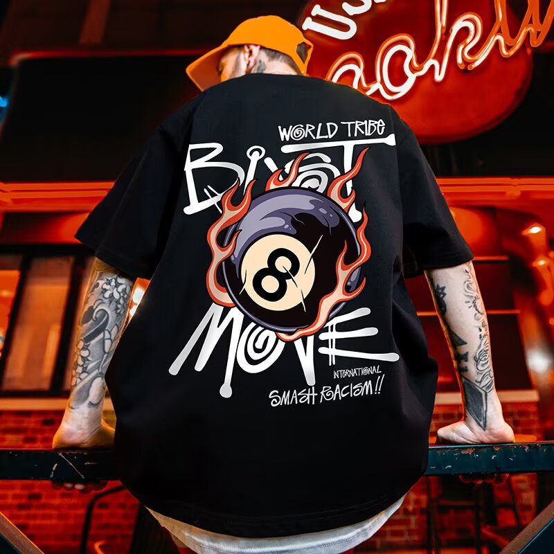 Comfortable Cotton T-Shirt | Trendy Cartoon & Basketball Designs