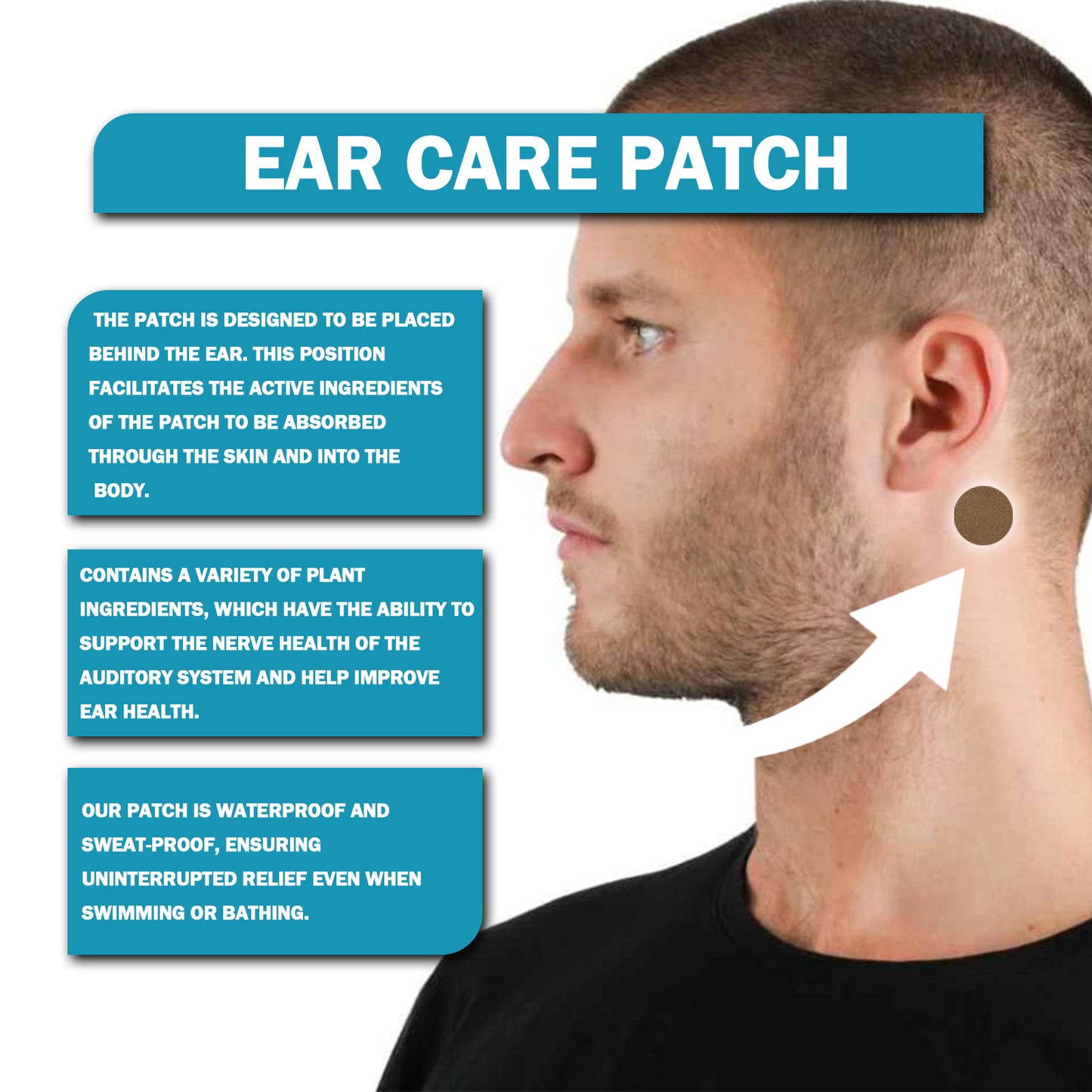 Herbal Tinnitus Relief Patches | Natural Ear Wellness Solution