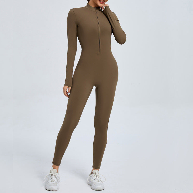 Long Sleeve Yoga One Piece Suit | Comfortable Activewear for All