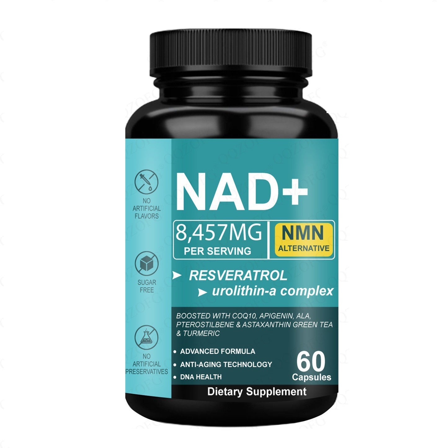 NAD+ Resveratrol Supplement Capsules | Advanced Cellular Health Support