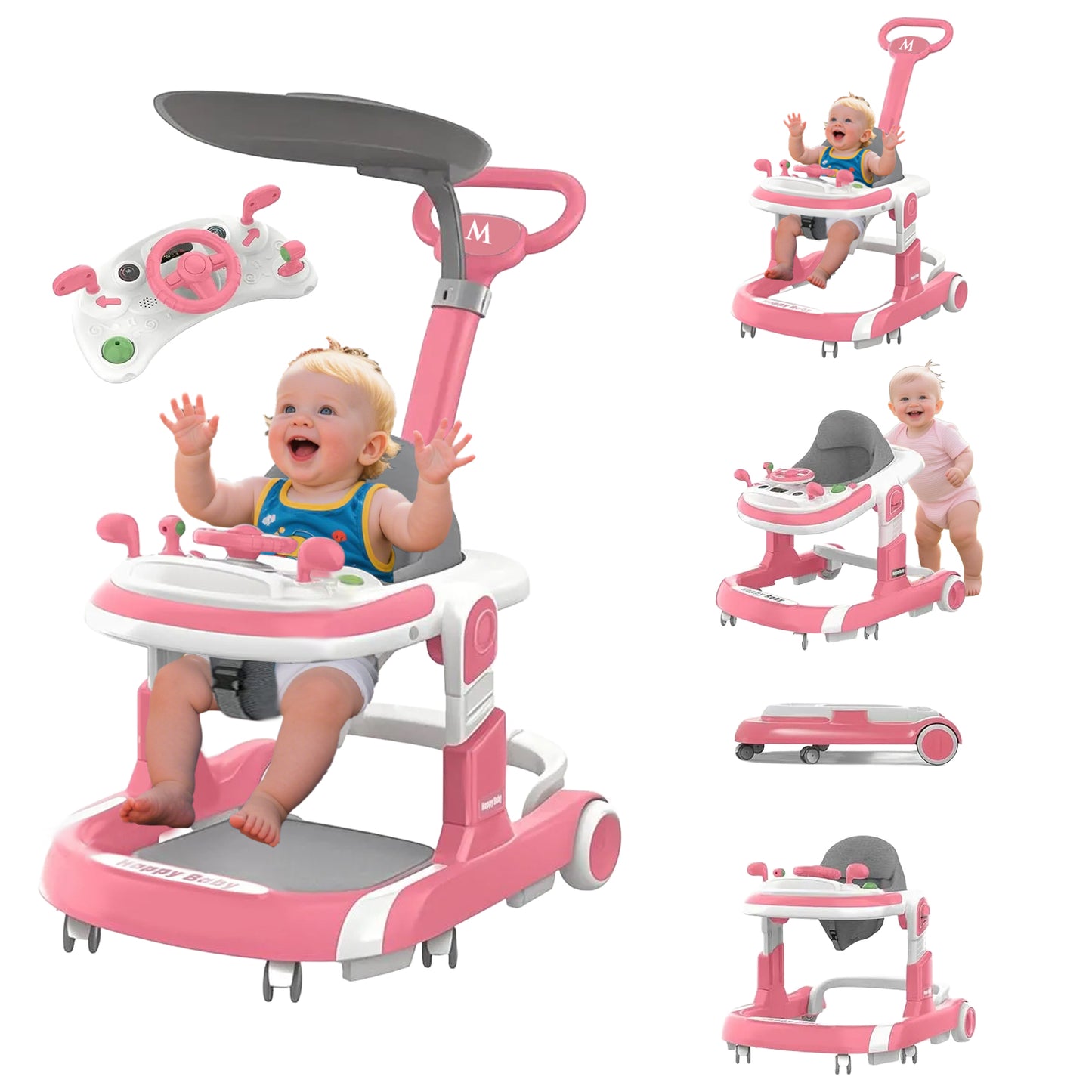 2 in 1 Baby Walker with Music Functionality | Safe & Fun Mobility