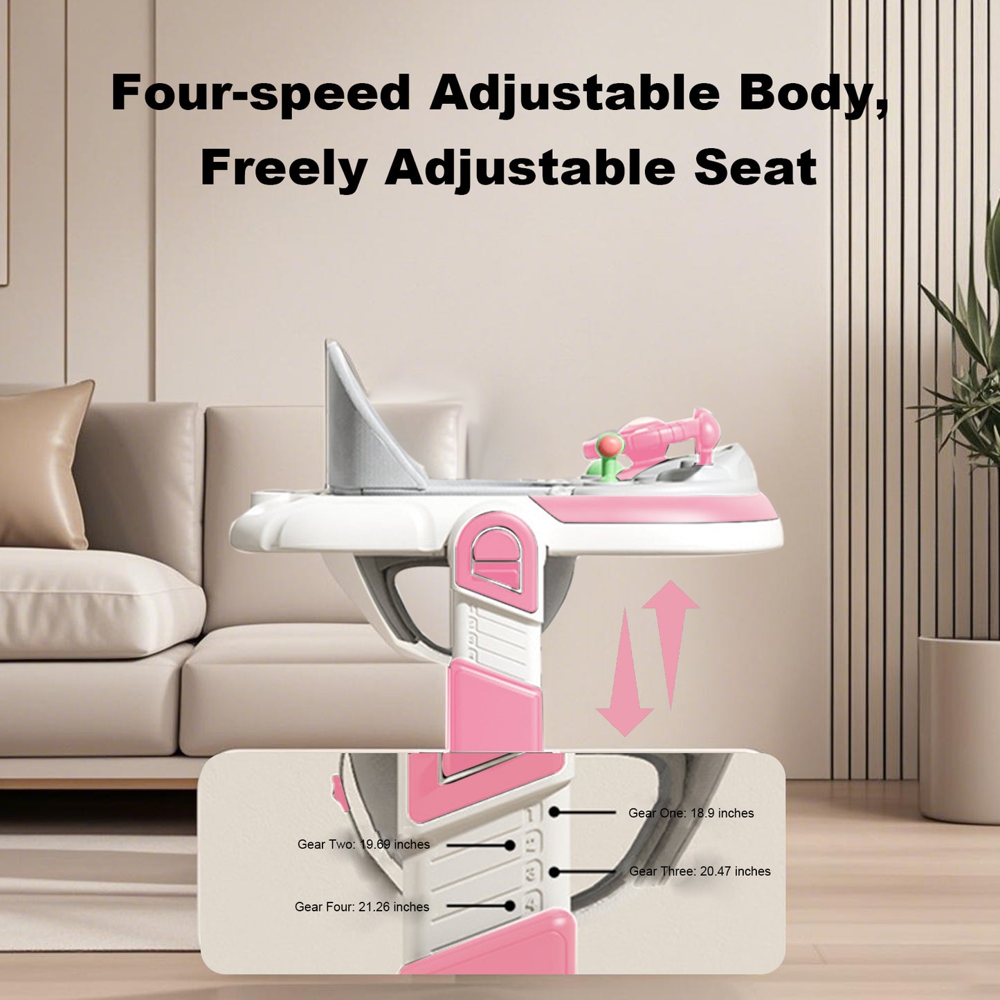 2 in 1 Baby Walker with Music Functionality | Safe & Fun Mobility
