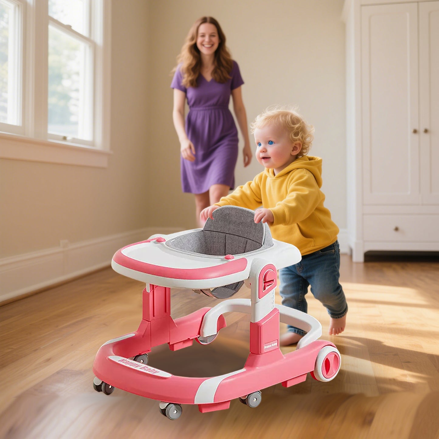 2 in 1 Baby Walker with Music Functionality | Safe & Fun Mobility