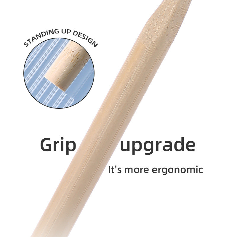 Eco-Friendly Bamboo Toothbrush 4-Pack | Natural Bristles