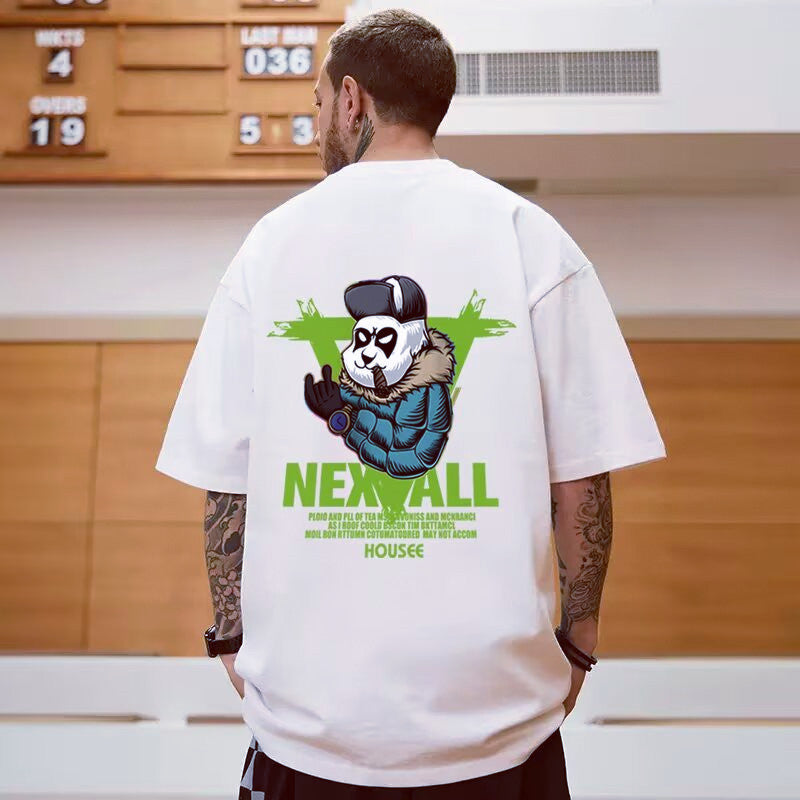 Comfortable Cotton T-Shirt | Trendy Cartoon & Basketball Designs