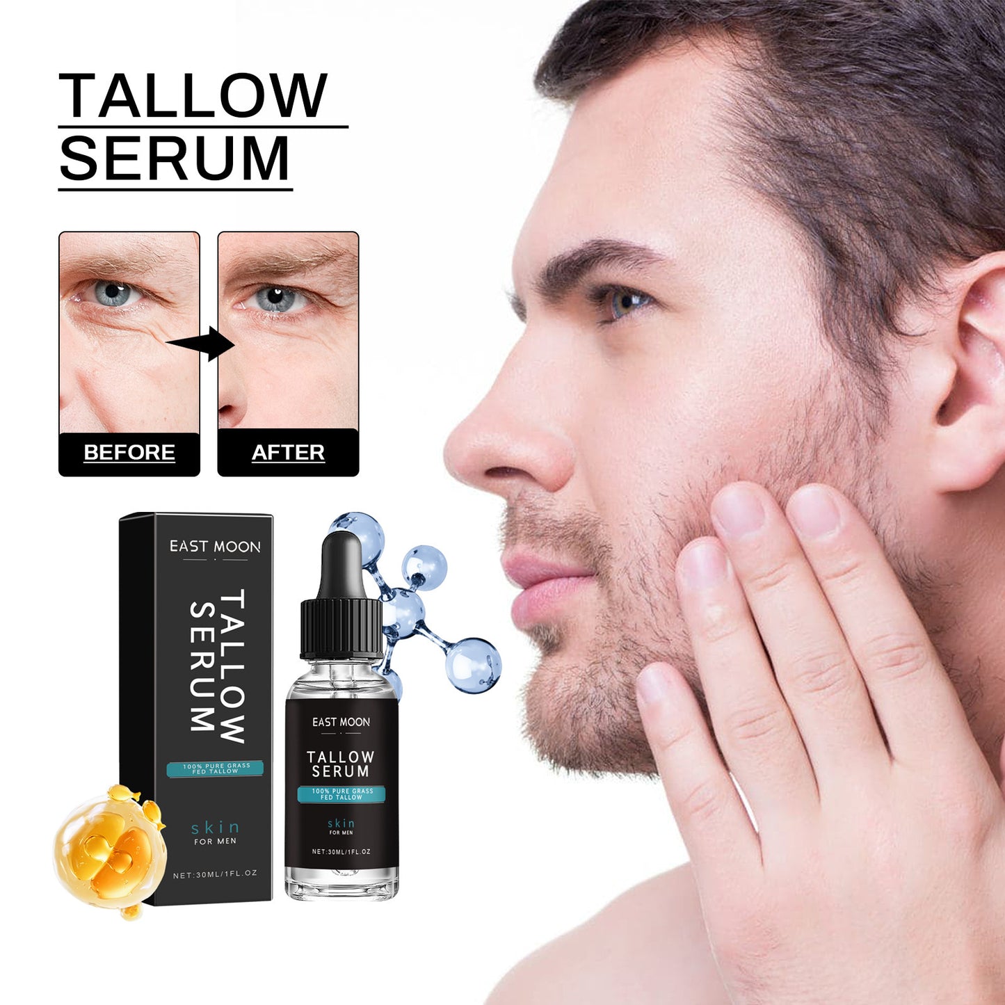 Men's Anti-Wrinkle Essence | Youthful Skin Rejuvenation