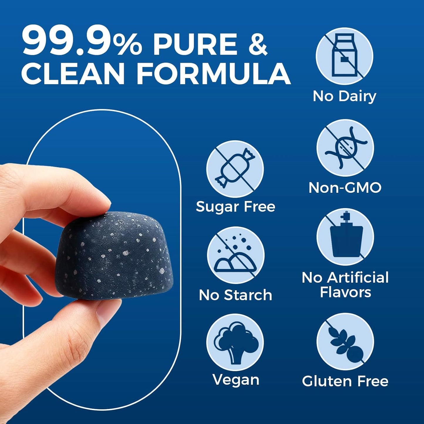 Methaline Blue Gummies Dietary Supplement Gummies for Cognitive Support | 60 Count