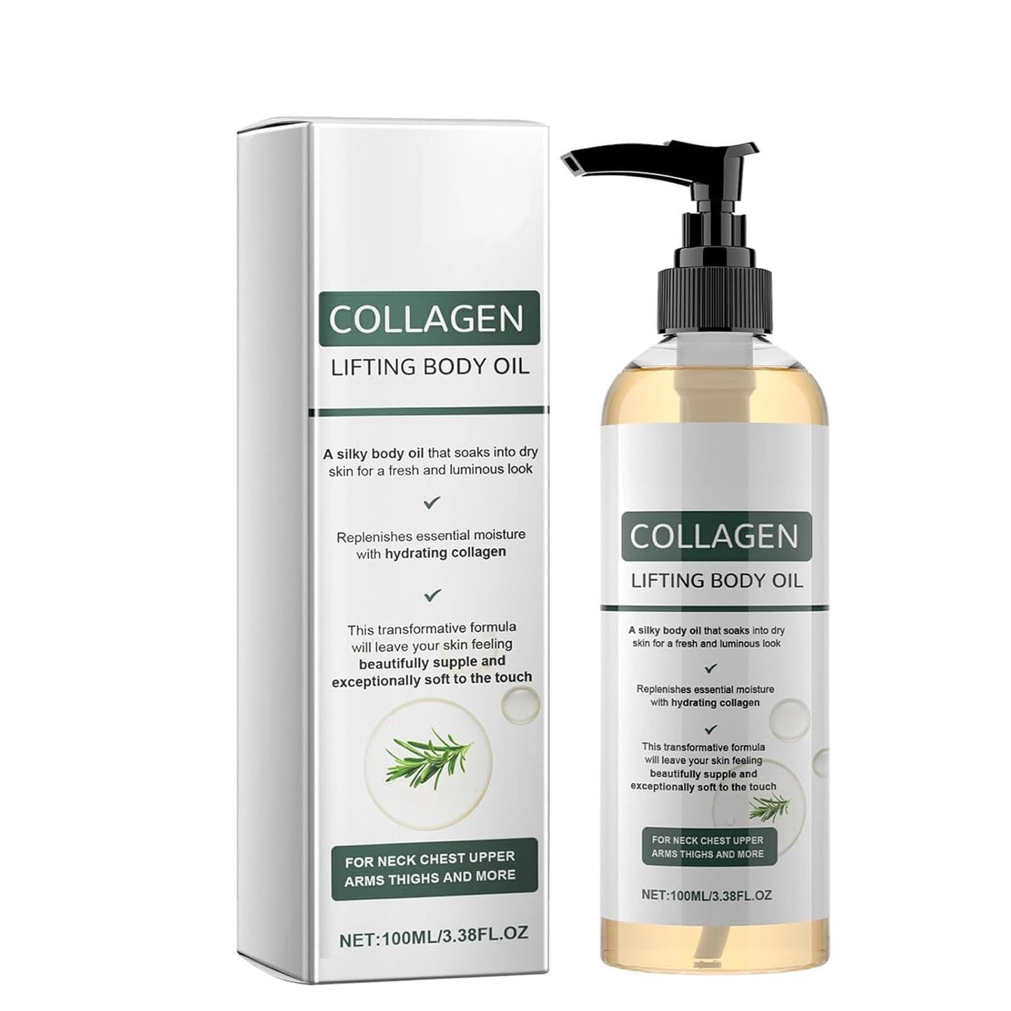 Collagen Lifting Body Oil | Enhance Skin Elasticity & Brightness