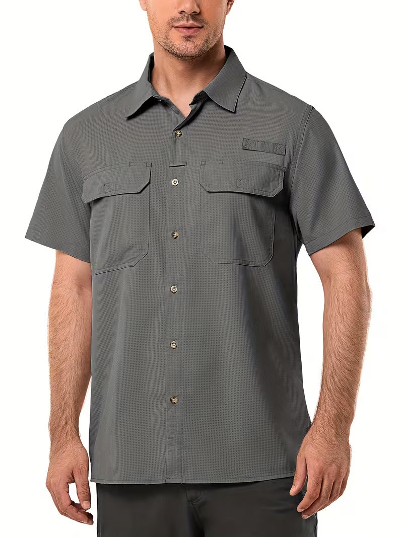 Men's Quick-Dry Short Sleeve Shirt | Ultimate Comfort & Style