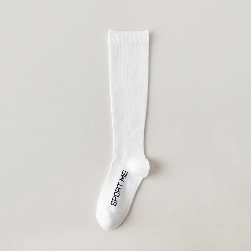 Women's Striped Compression Sports Socks | Comfort & Support