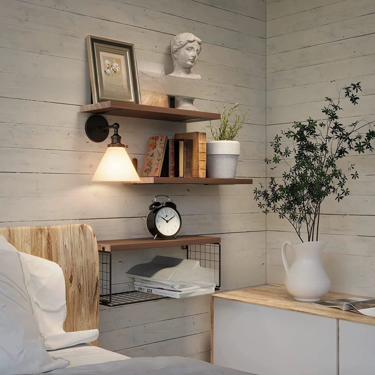 Floating Wall Shelves Storage Rack | Stylish Home Organization