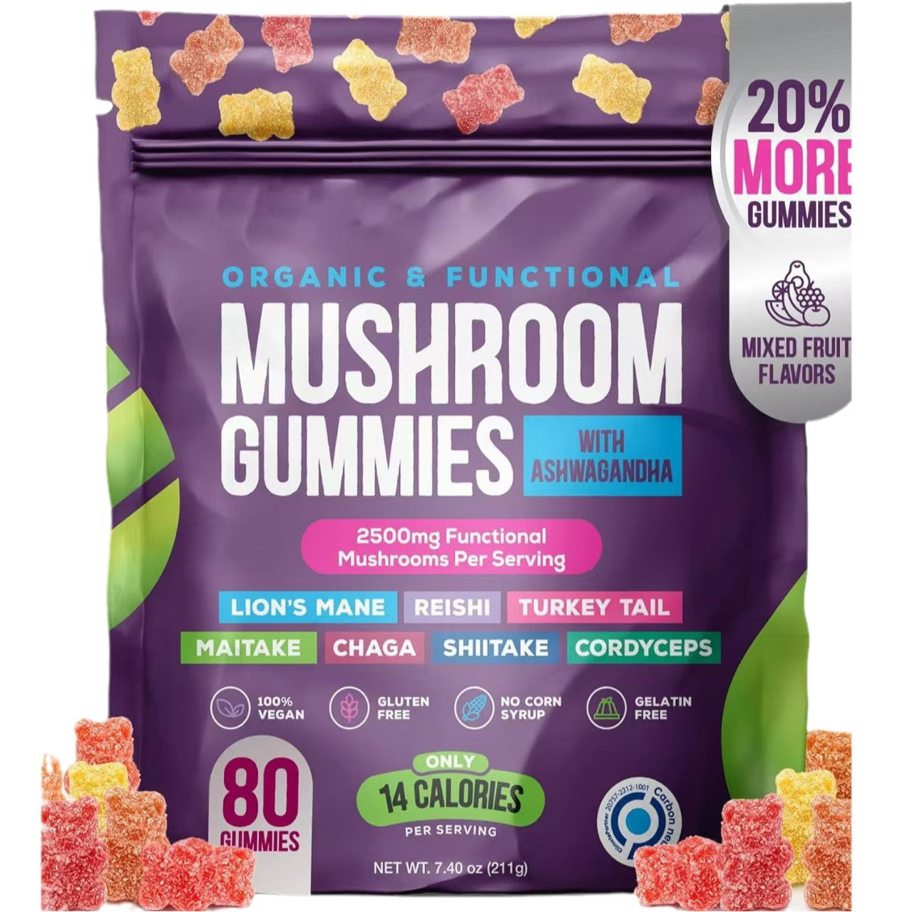Delicious Mushroom Gummies | Nutritional Wellness in Every Bite