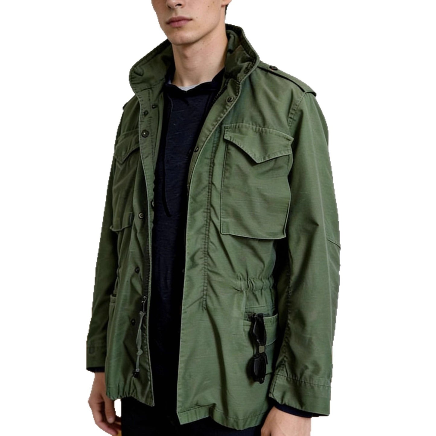 Men's Vintage Lapel Workwear Coat | Stylish & Functional Outerwear