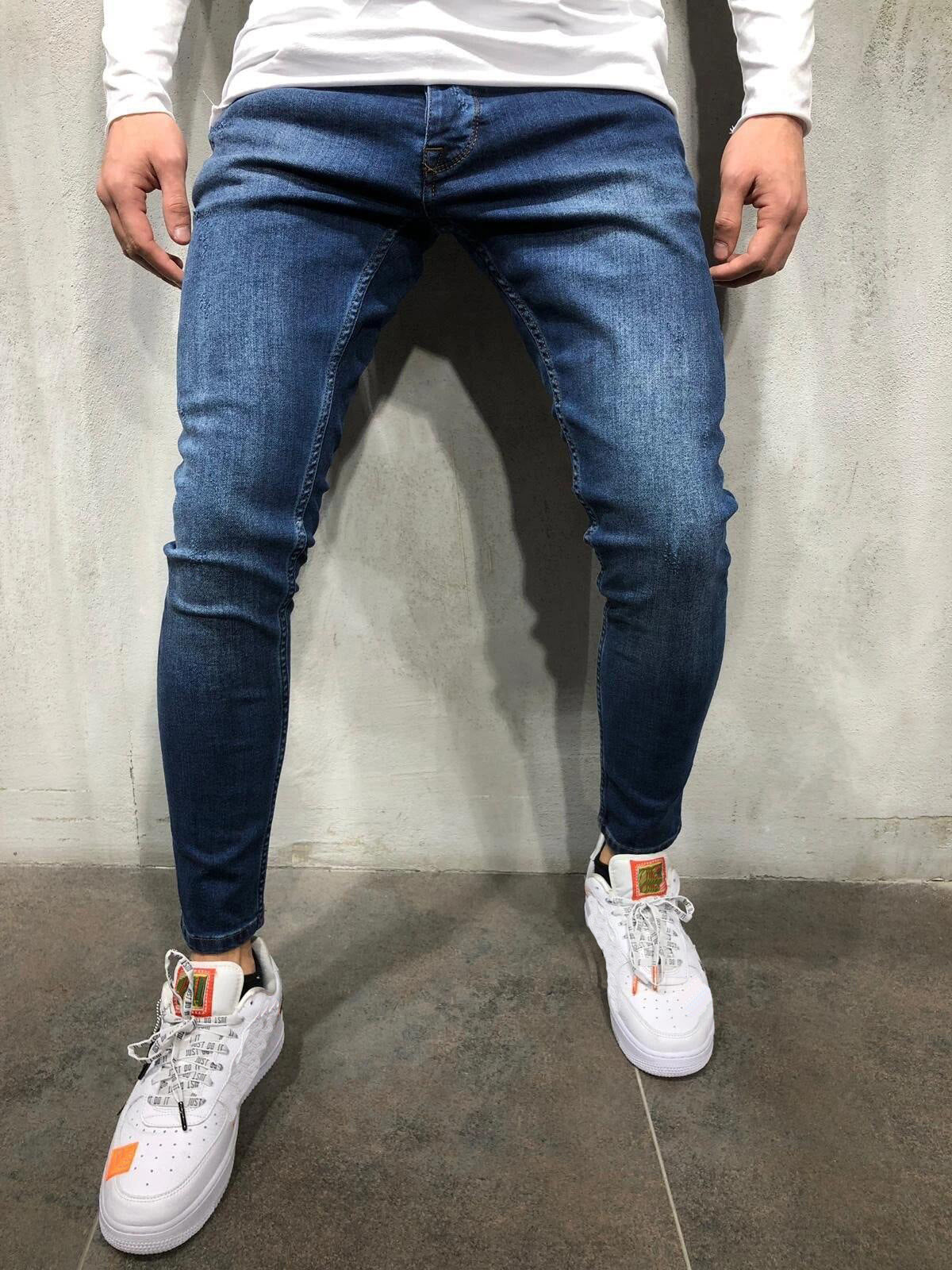 Slim-Fit Jeans for Men | Stylish & Comfortable Denim Bottoms