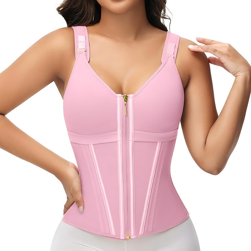 Women's Shaping Zipper Vest | Enhance Your Silhouette Comfortably