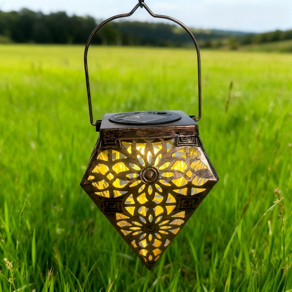 Solar Powered 3D Hollow Decorative Light | Eco-Friendly Design