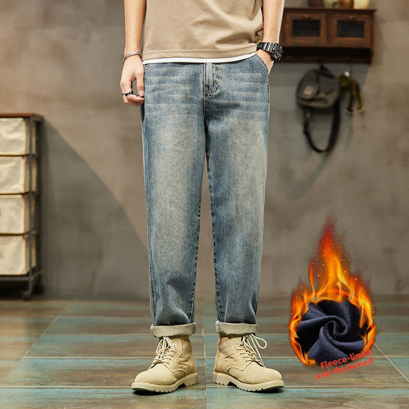 Ultra-Thin Loose Straight Leg Jeans for Men | Lightweight Comfort