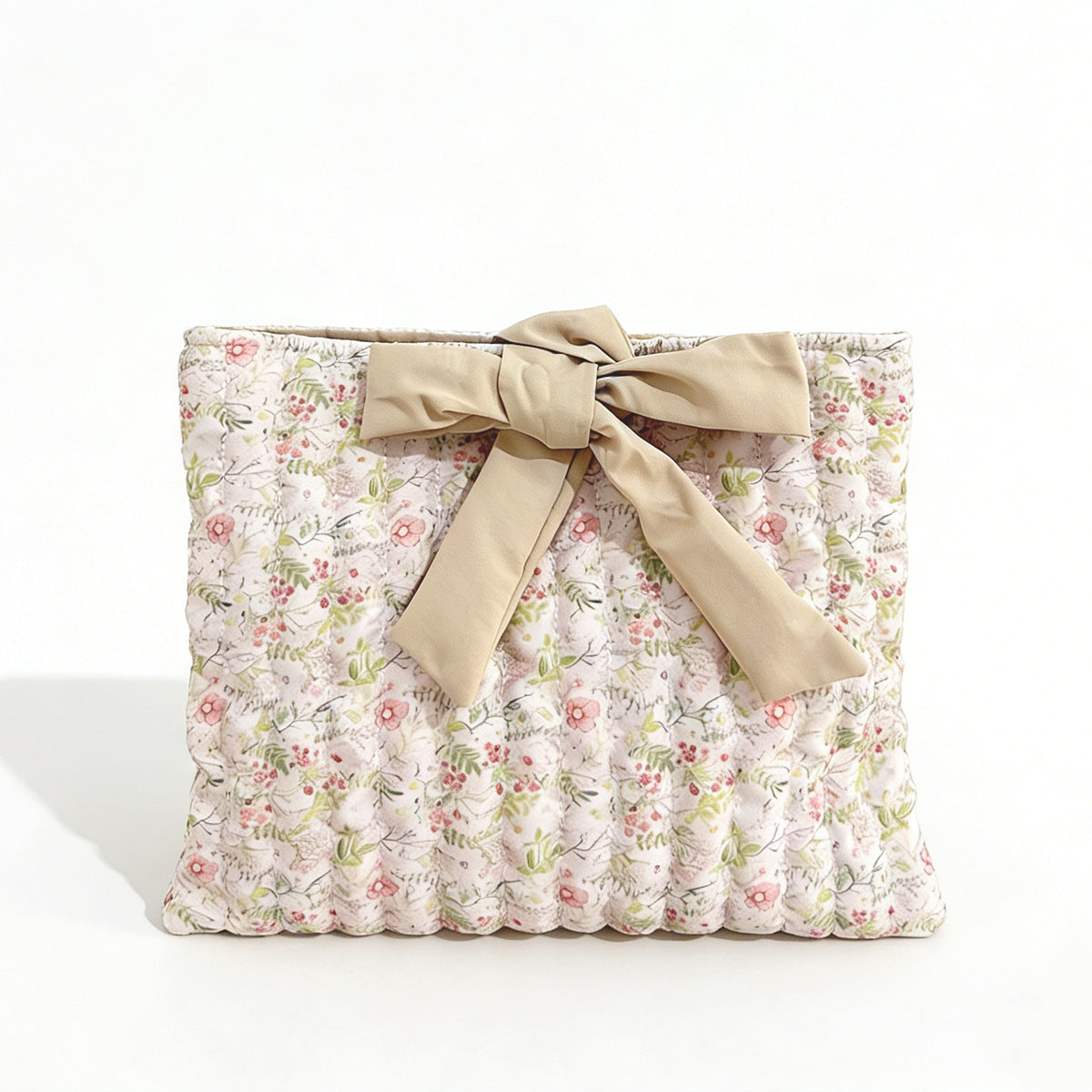 Floral Fabric Cosmetic Bag | Chic Storage Solution for Beauty Essentials