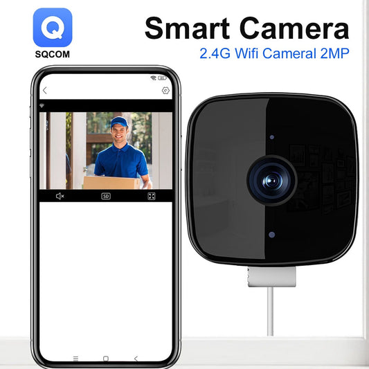 WiFi HD Night Vision Security Camera with Voice Intercom