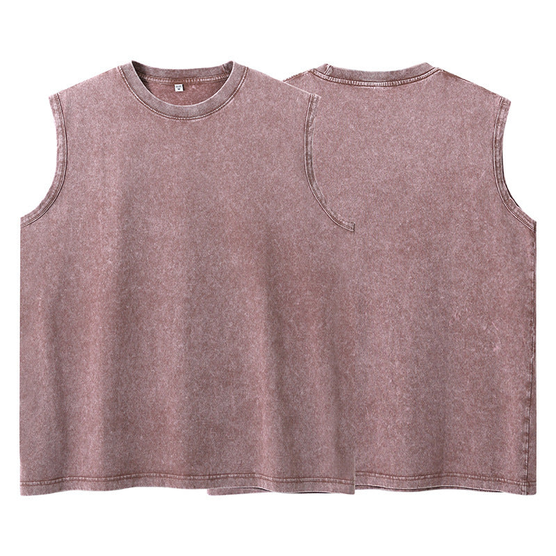 Men's Cotton Vintage Vest | Loose Fit Casual Wear