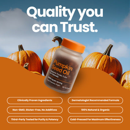 Pumpkin Seed Oil Softgels | Natural Dietary Supplement