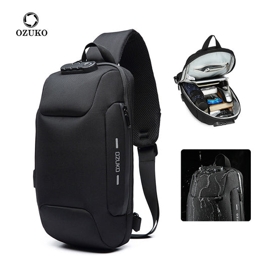 Waterproof Tactical Chest Bag for Men | Multi-Functional Crossbody