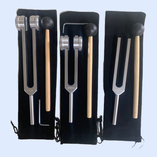 High-Quality Tuning Fork Set | Portable Music & Therapy Tool