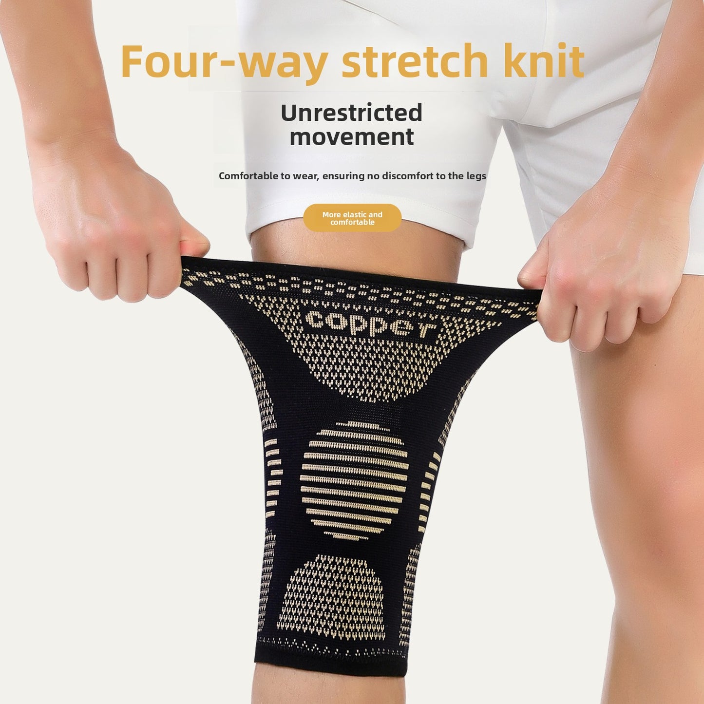 Breathable Copper Ion Knee Brace | Ultimate Support & Comfort