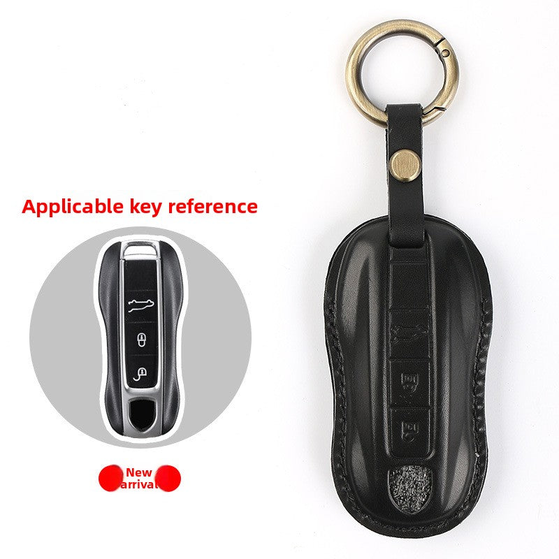 Genuine Leather Key Case | Premium Cowhide Key Protection