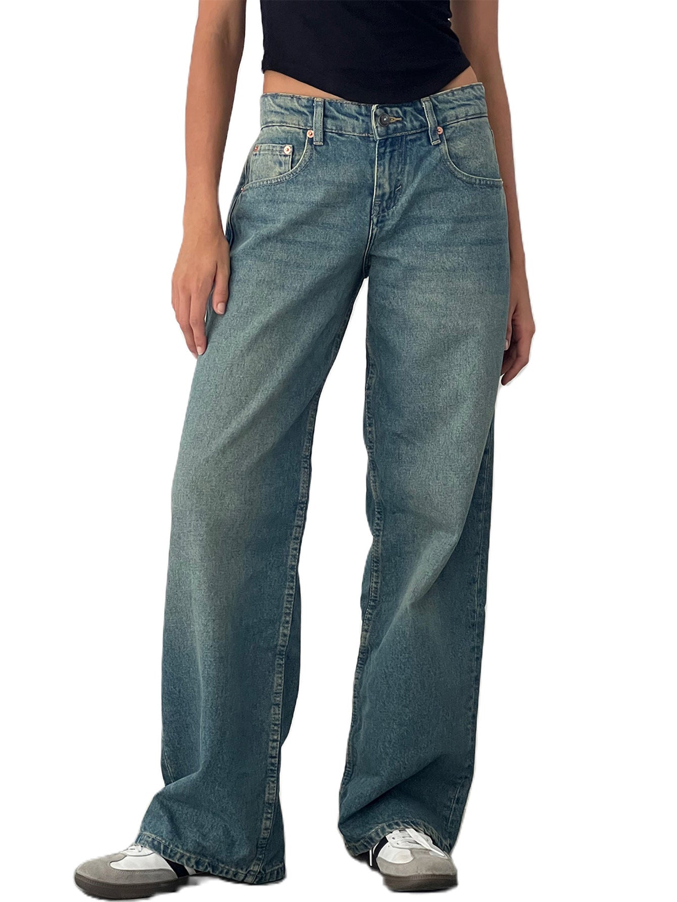 Women's Straight Leg Denim Jeans | Timeless Comfort & Style
