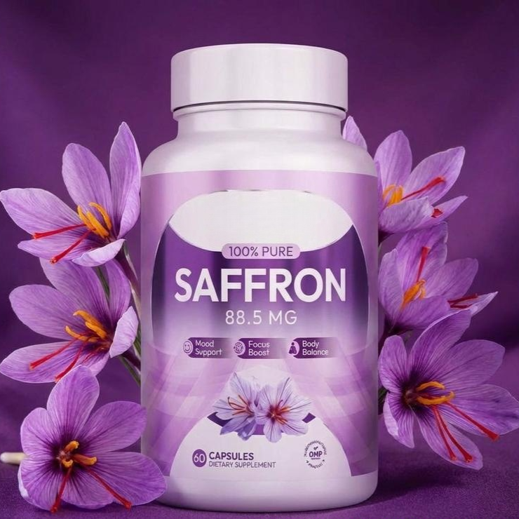 Premium Nutritional Saffron Supplement | Vegetarian Capsules