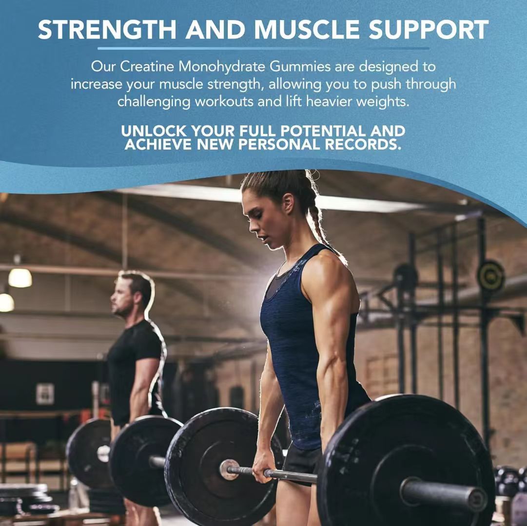 Creatine Supplement Gummies for Muscle Building | Easy Energy Boost