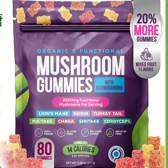 Delicious Mushroom Gummies | Nutritional Wellness in Every Bite