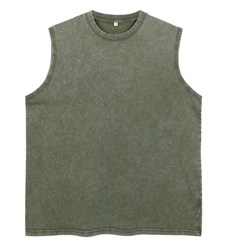 Men's Cotton Vintage Vest | Loose Fit Casual Wear